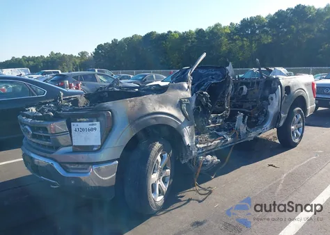 2022 Ford F-150 Lariat z USA, uszkodzony, nr VIN 1FTFW1E88NKF21377